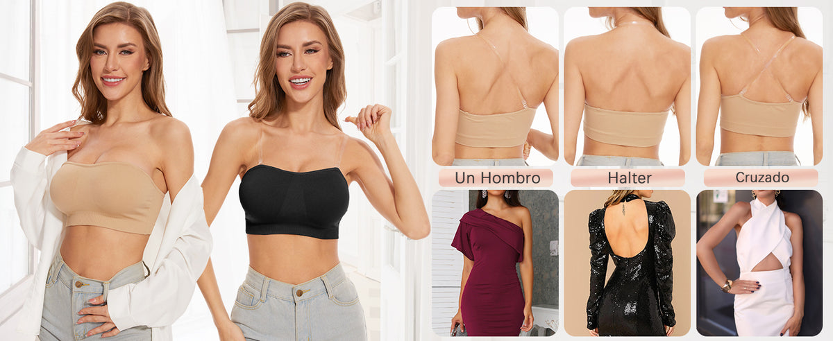 Sujetador negro sin costuras – talla M/L - additional image 4