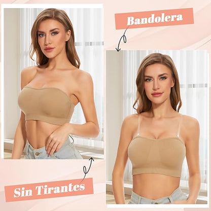 Sujetador negro sin costuras – talla M/L - additional image 5