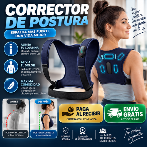 POSTUREX™ — Corrector de Postura Inteligente 🔥