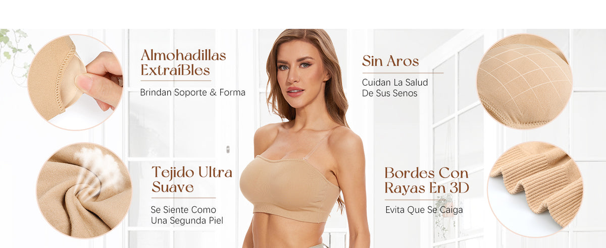 Sujetador negro sin costuras – talla M/L - additional image 3